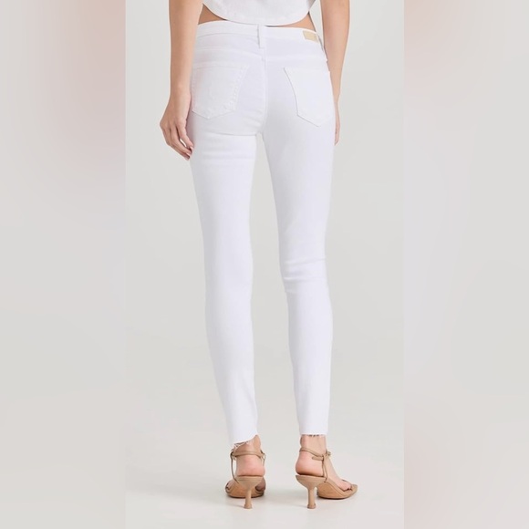 AG Adriano Goldschmied NWOT Women's Legging Ankle Jeans, in White. - Picture 2 of 12